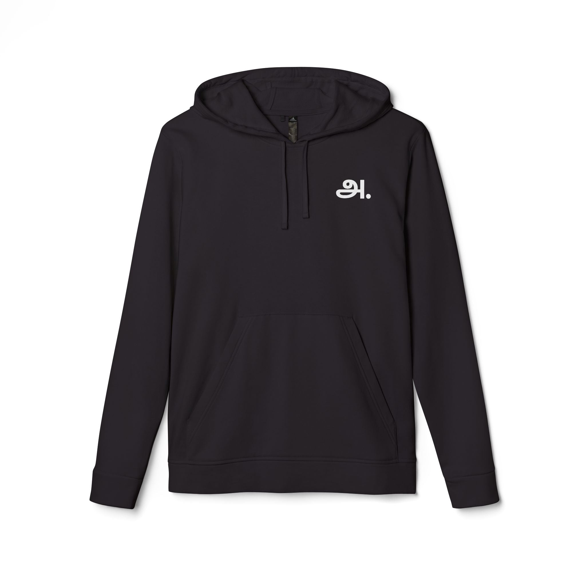 அ. - Adidas Unisex Fleece Hoodie - Minimalist Design for Everyday Comfort