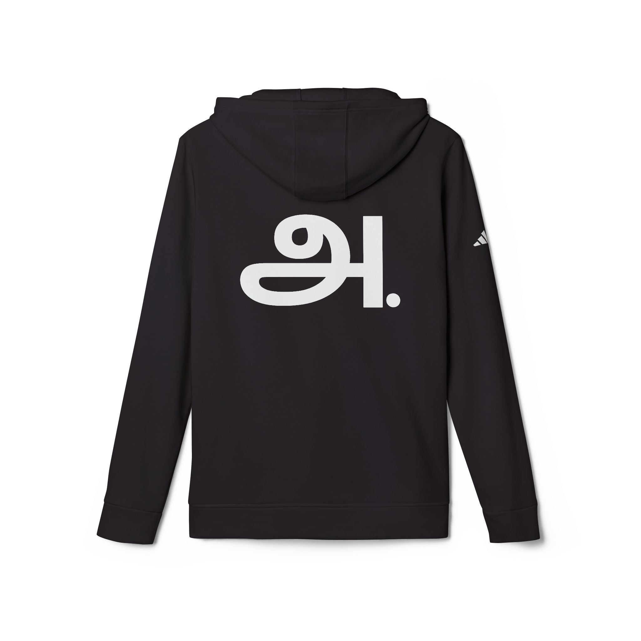 அ. - Adidas Unisex Fleece Hoodie - Minimalist Design for Everyday Comfort