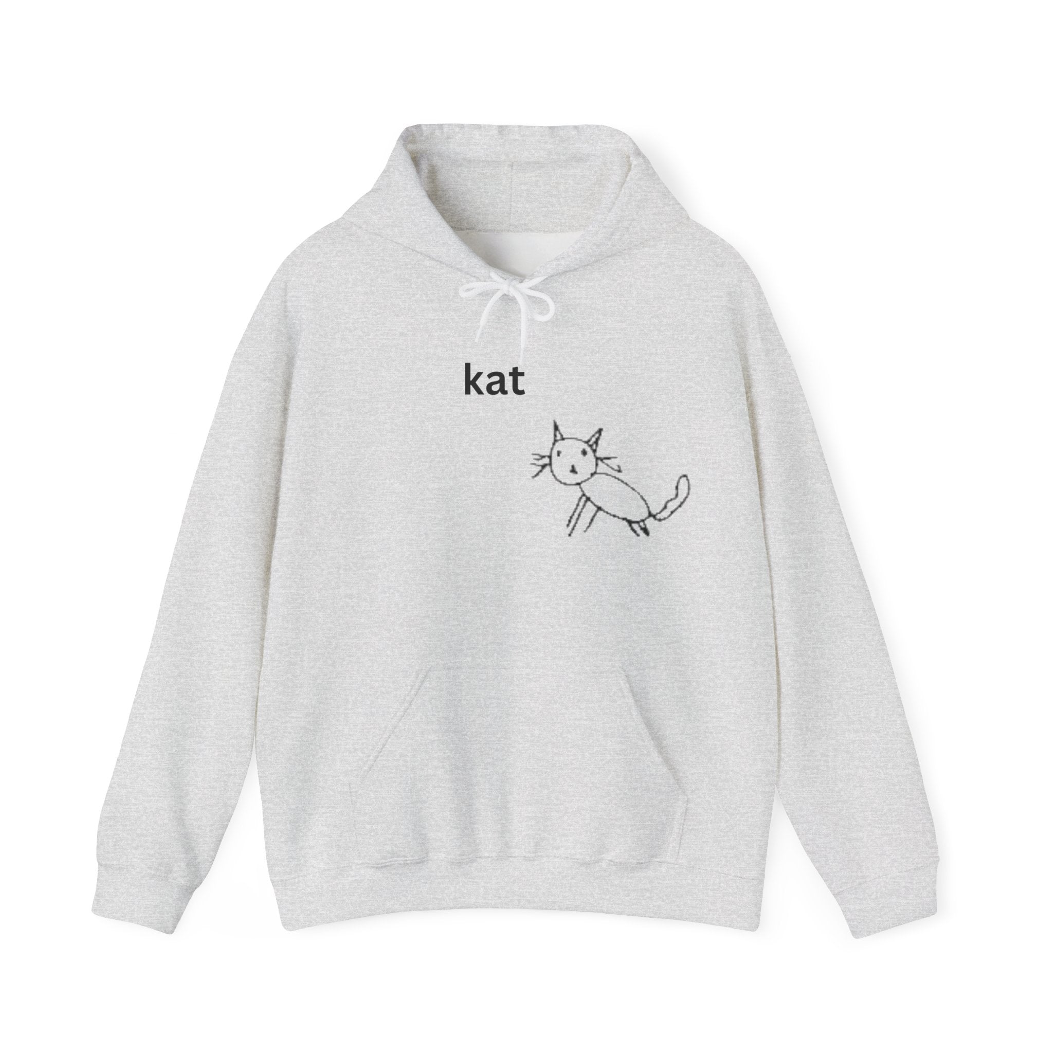 kat – Embroidered Unisex Heavy Blend Fleece Hoodie