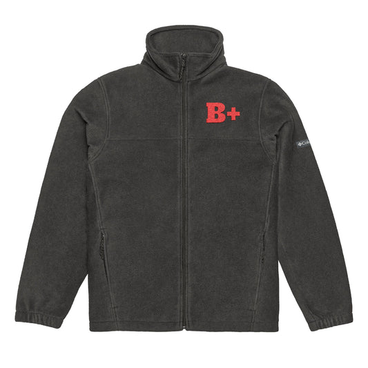Columbia - Blood Type Explorer Hoodie B+ -Embroidered Unisex Fleece Jacket
