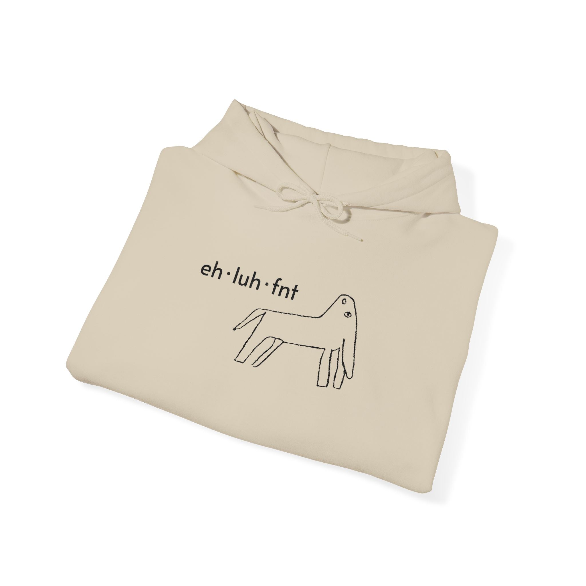eh·luh·fnt – Embroidered Unisex Heavy Blend Fleece Hoodie