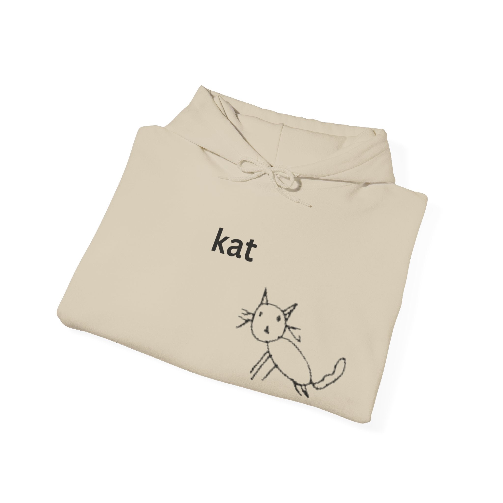 kat – Embroidered Unisex Heavy Blend Fleece Hoodie