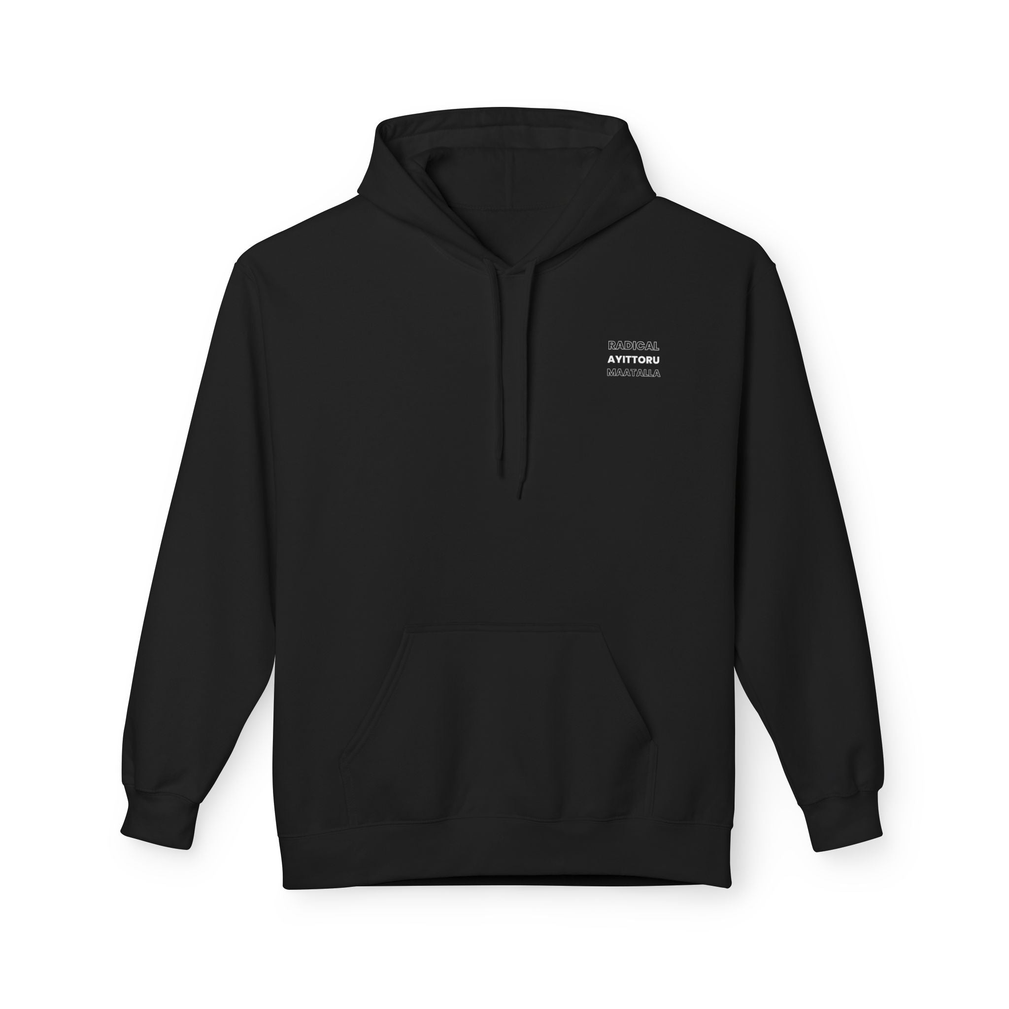 Radical Change ? -  Featuring South indian movie collection with Artistic Design- Unisex Fleece Hoodie