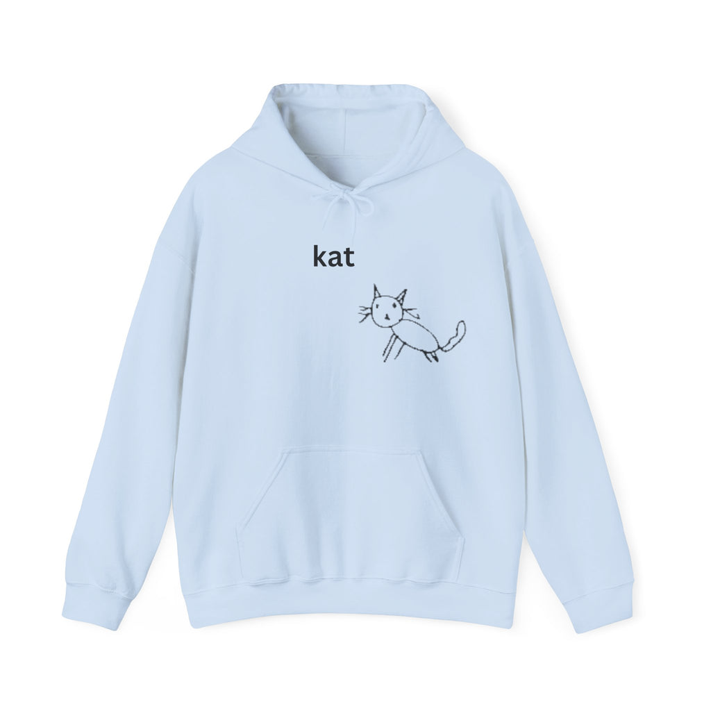 kat – Embroidered Unisex Heavy Blend Fleece Hoodie