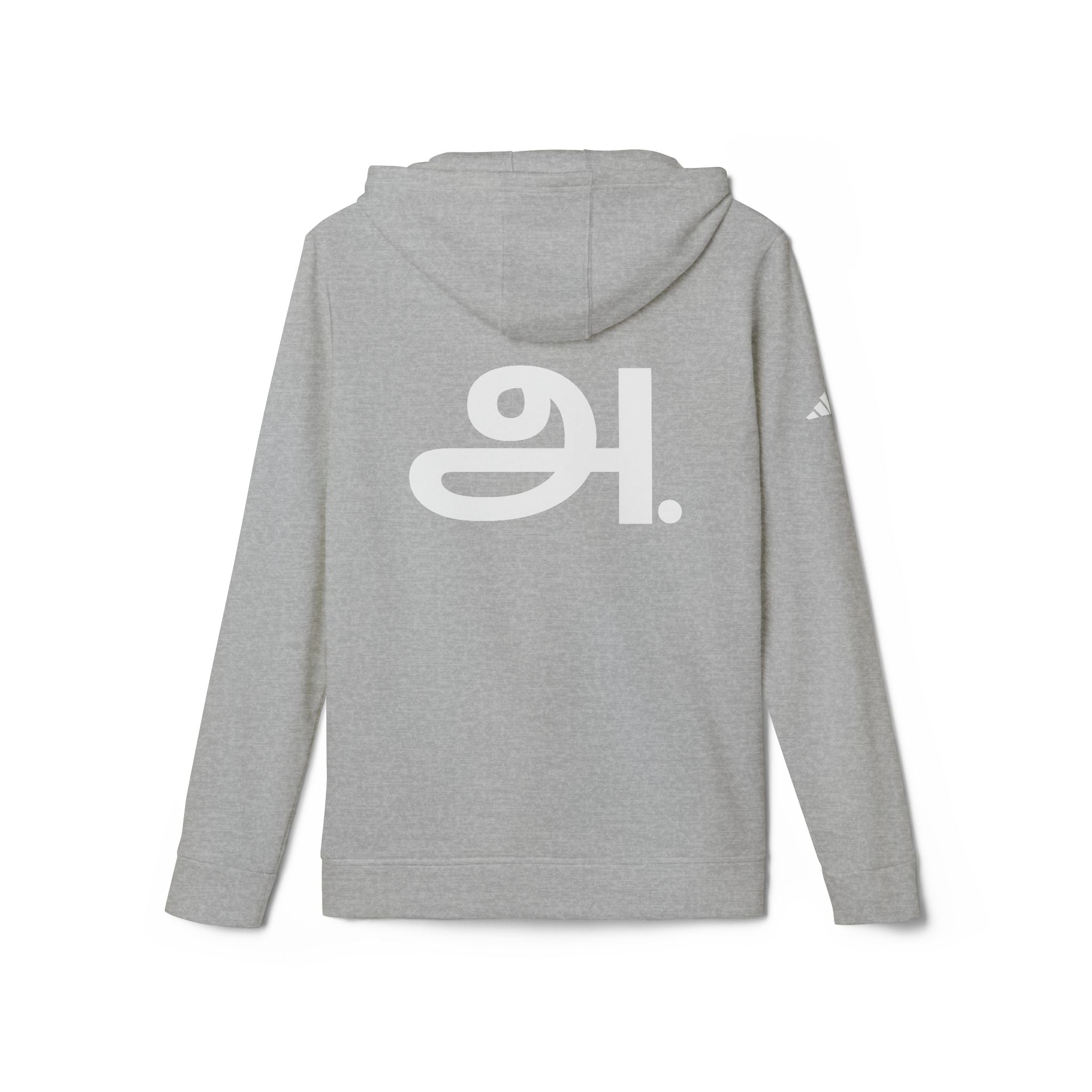 அ. - Adidas Unisex Fleece Hoodie - Minimalist Design for Everyday Comfort