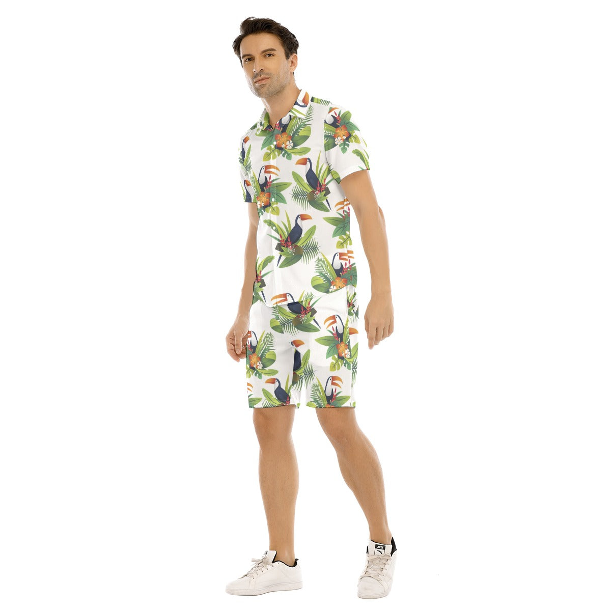 Hornbill Bush -  Men's Short Sleeve Shirt Set