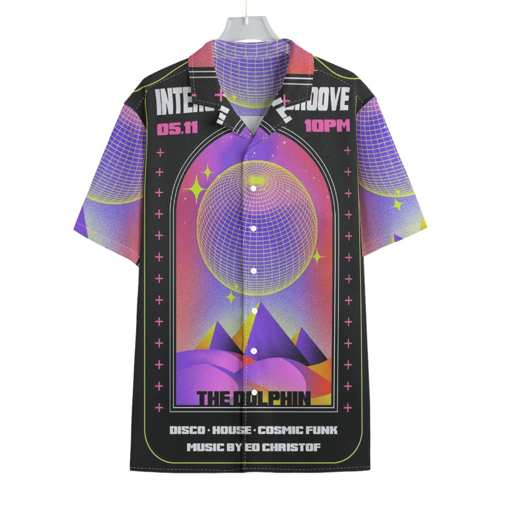 Interstellar Groove - Men's Textured Clubwear Shirt