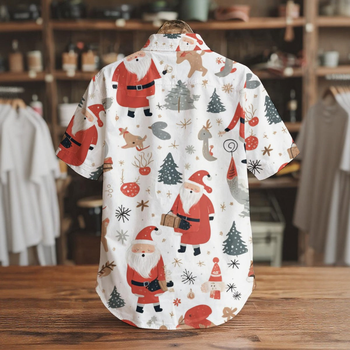 Christmas Spirit - Men's Short Sleeve Shirt With Pockets
