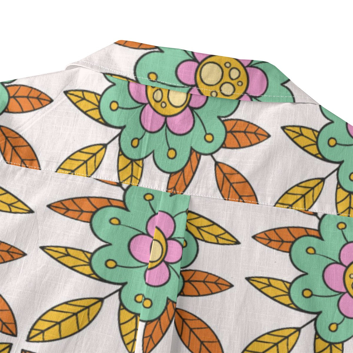 Retro Indian Print XIV - Designer Shirt - 100% Cotton