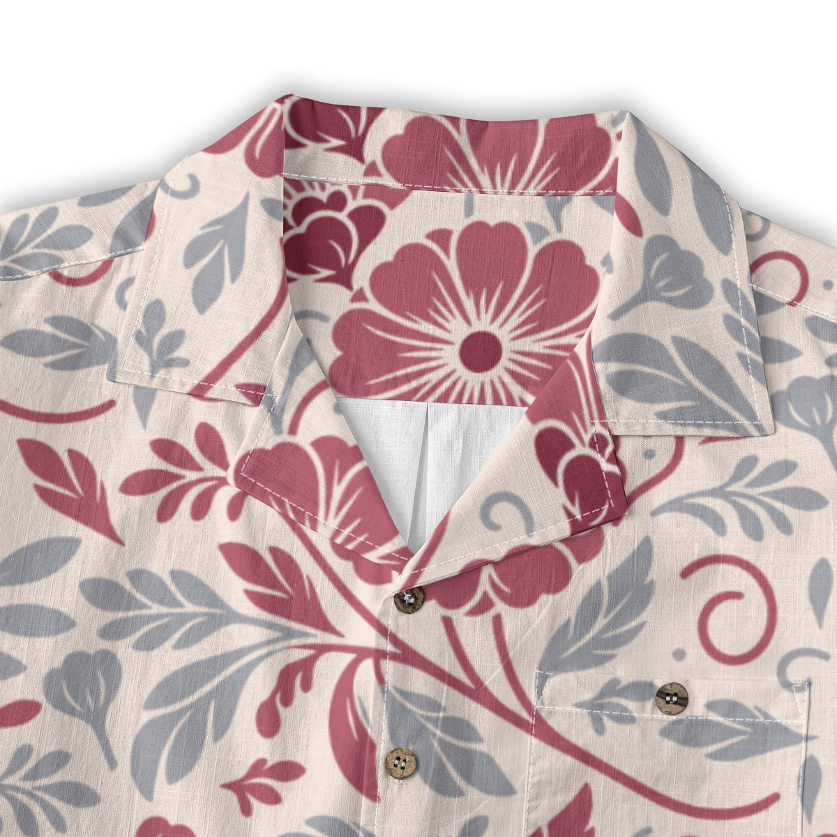 Retro Indian Print XVII - Designer Shirt - 100% Cotton