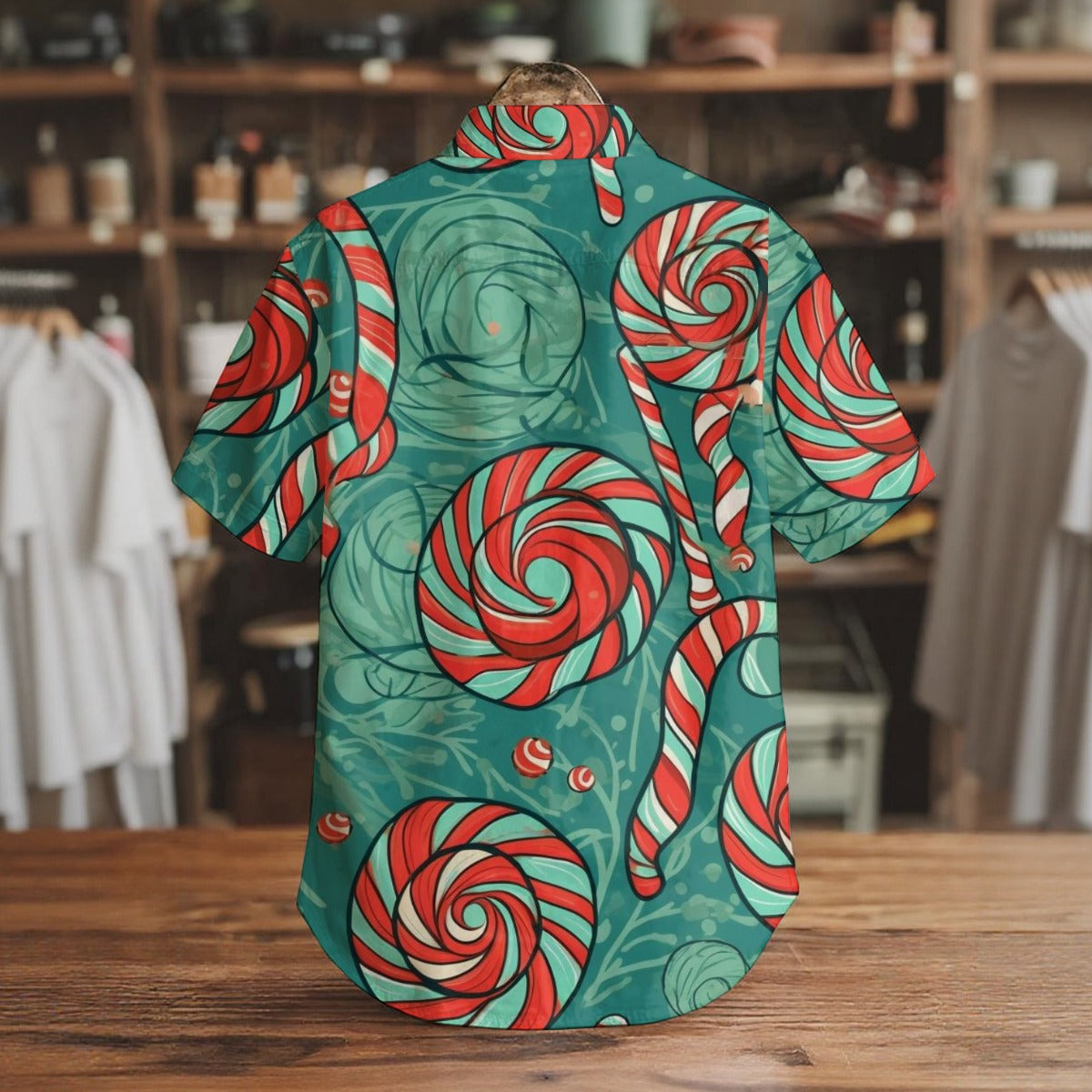 Lolly Rush - Men's Short Sleeve Shirt With Pockets