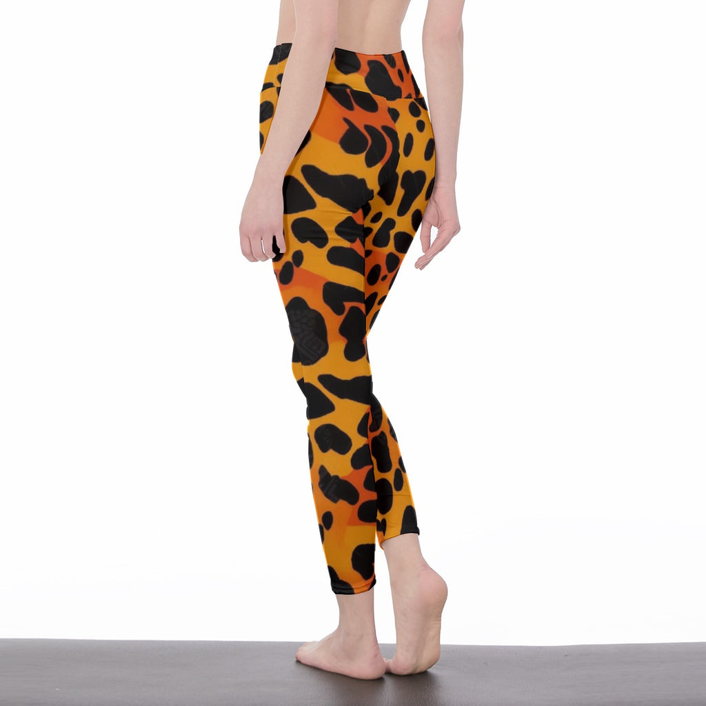 Women's High Waist Leggings | Side Stitch Closure