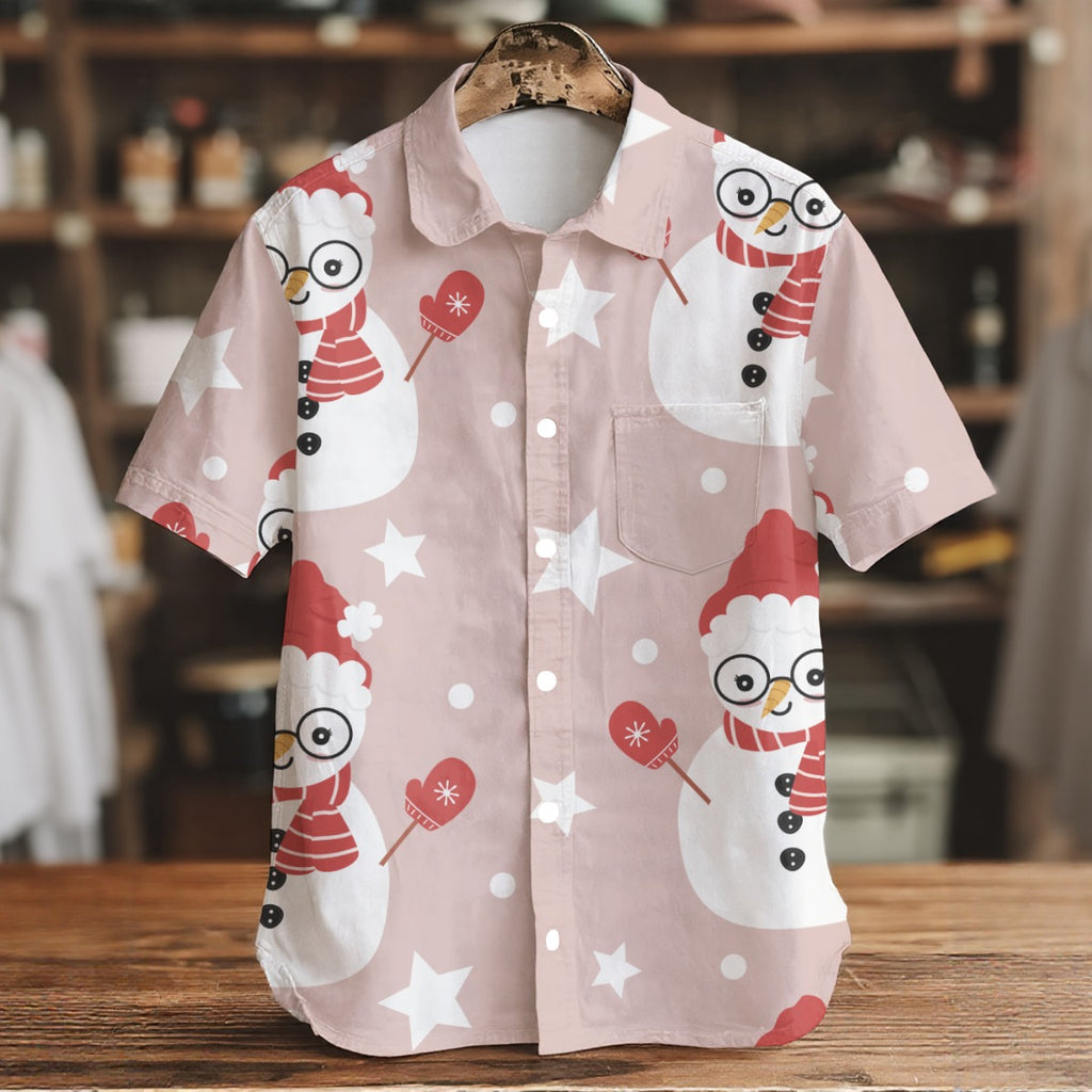 Do you wanna build a Snowman ? - Men's Short Sleeve Shirt With Pockets