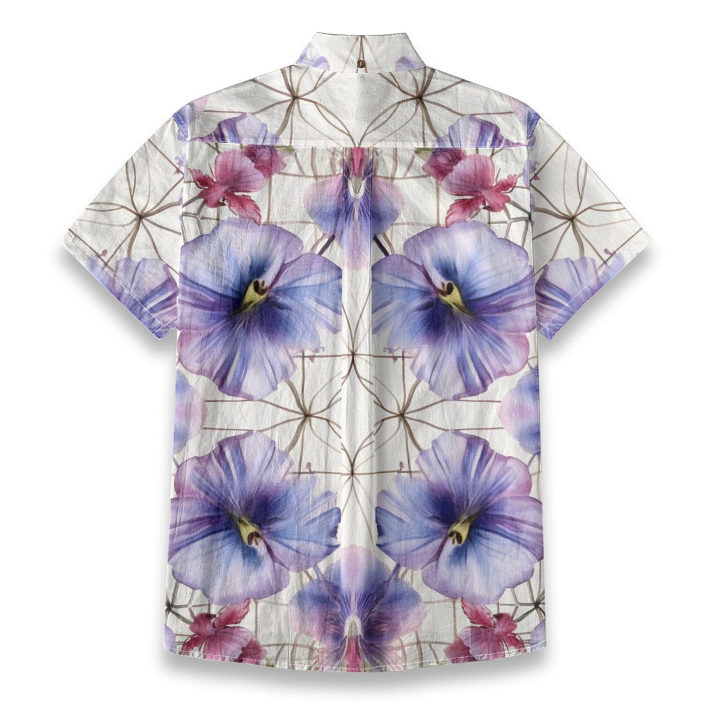 Shankupushpam - Designer Shirt - 100% Cotton