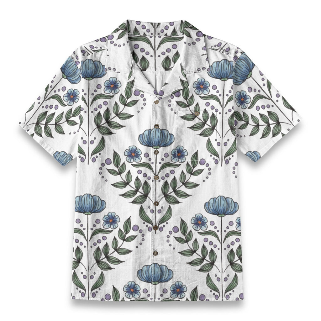 Retro Indian Print XVIII - Designer Shirt - 100% Cotton