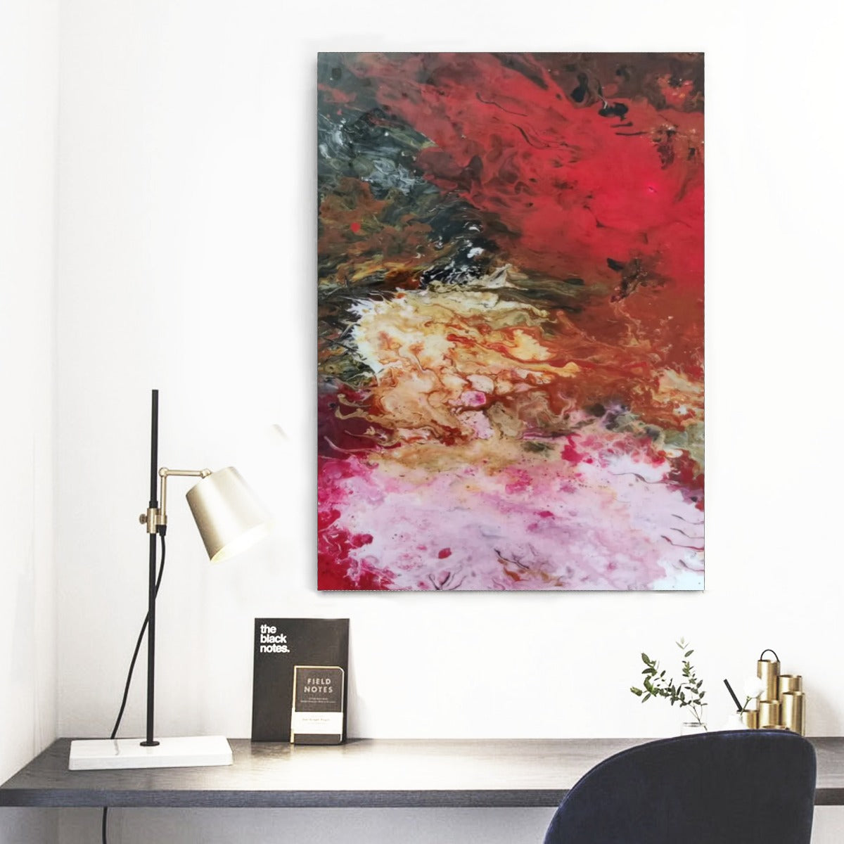 Abstract | Framed Single Piece Mural