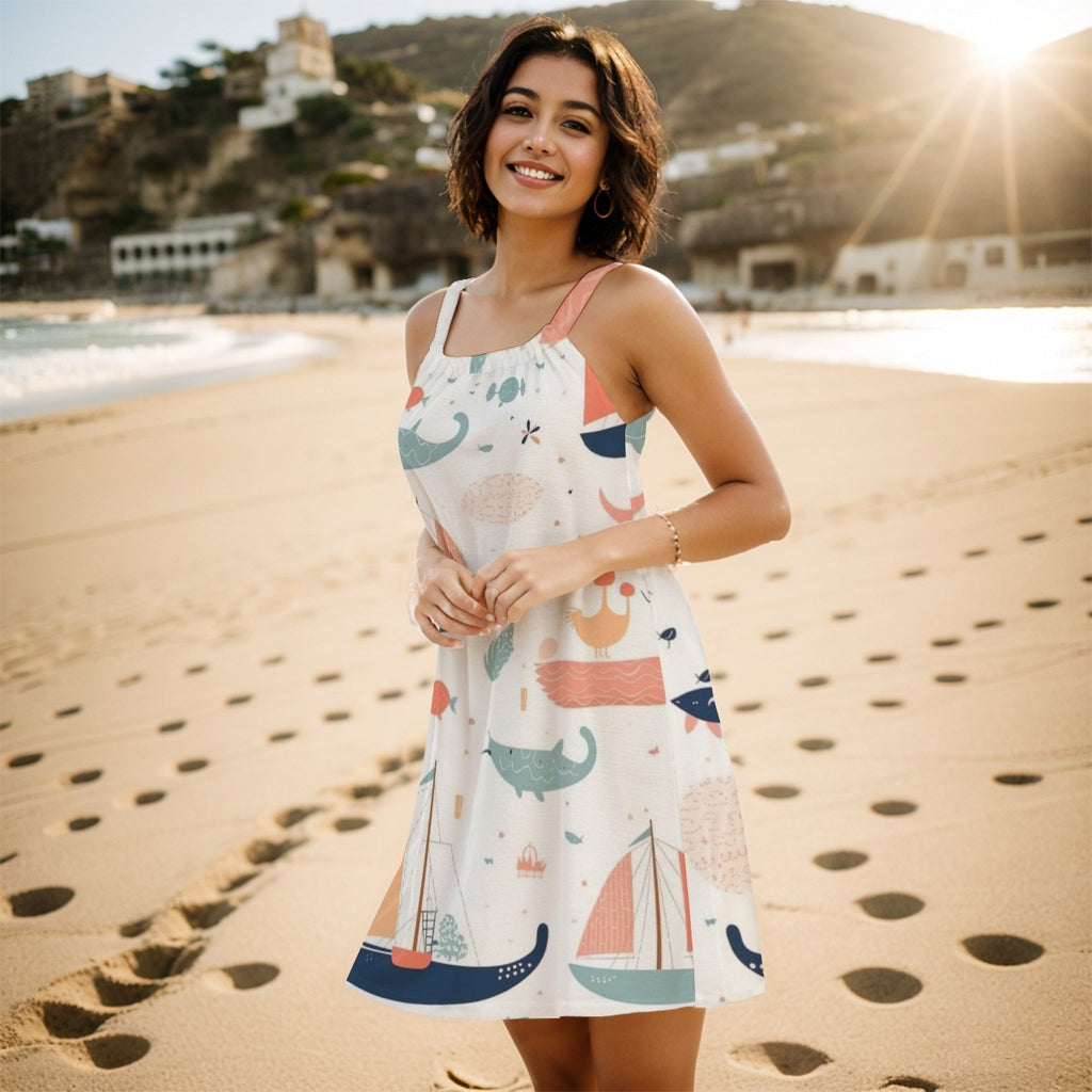 Sailor Drama -  Women's Sleeveless Cami Dress