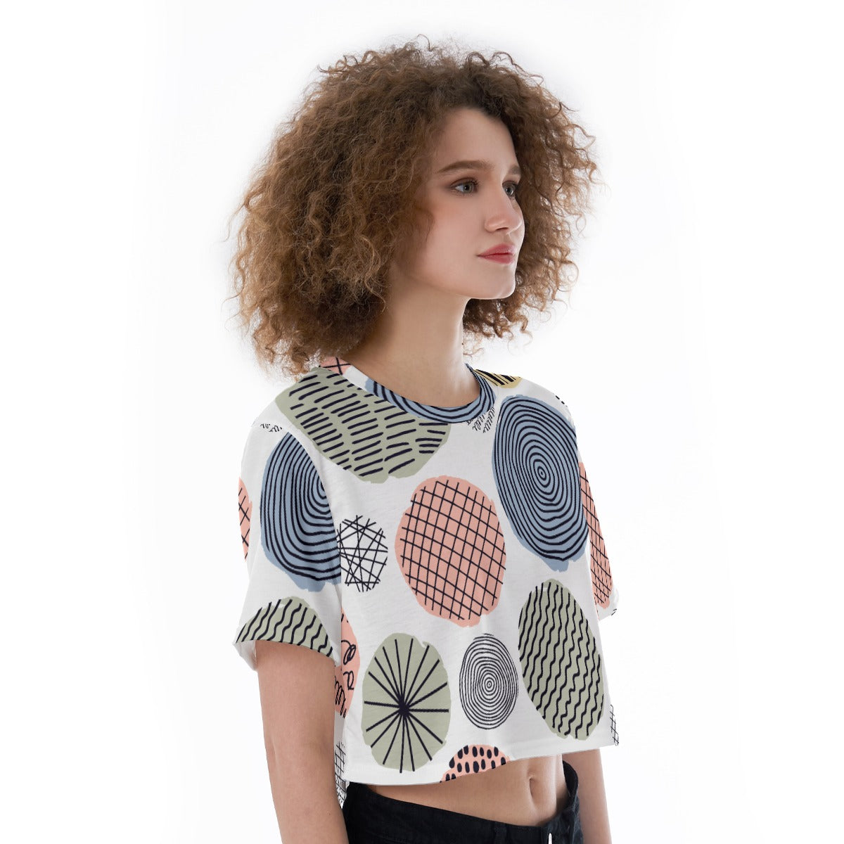 Eclectic Orbit - Cropped T-Shirt