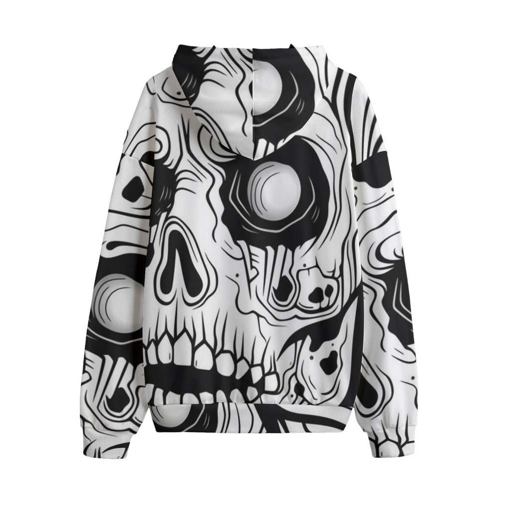 Skull I - Unisex Plus Fleece Pullover Hoodie