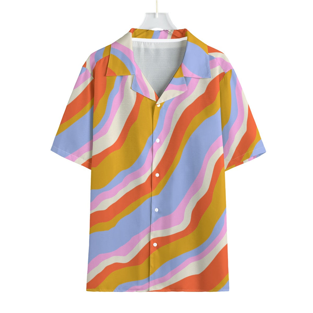 Candyfloss - Men's Faux Linen Hawaiian Shirt