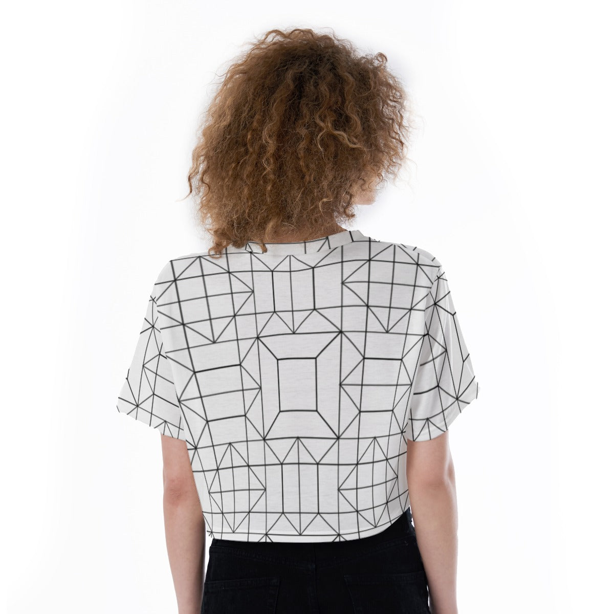 Diamond Matrix - Cropped T-Shirt