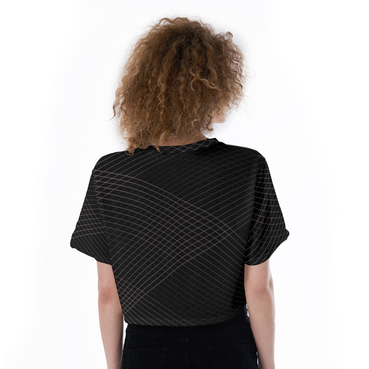 Obsidian Lines - Cropped T-Shirt