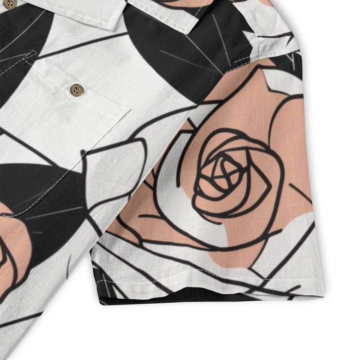 Rose V - Designer Shirt - 100% Cotton