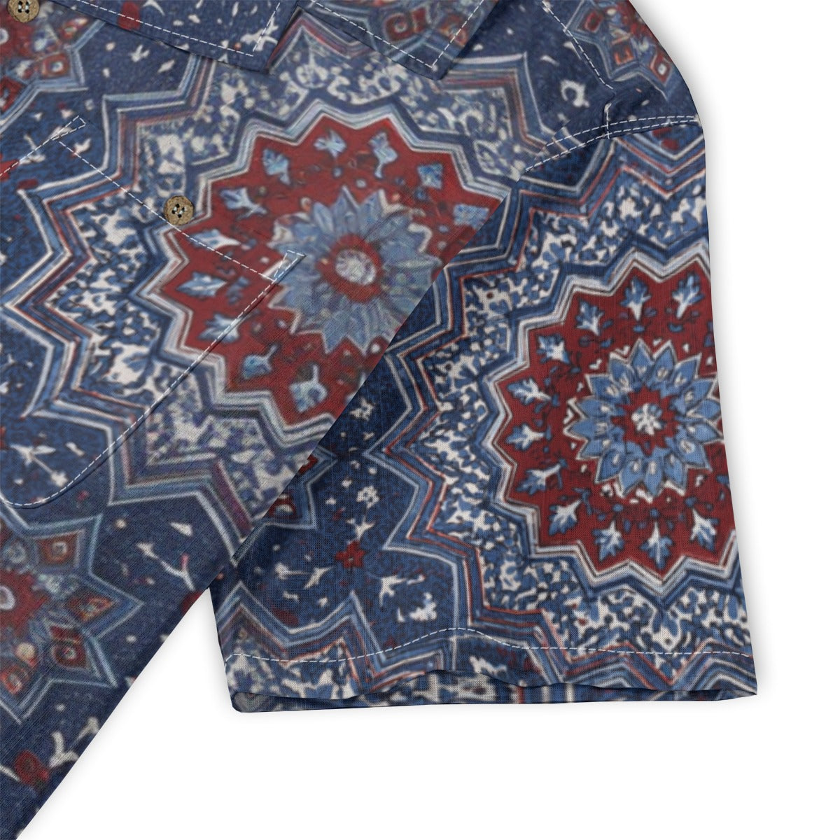 Ajrak Inspired- Designer Shirt - 100% Cotton