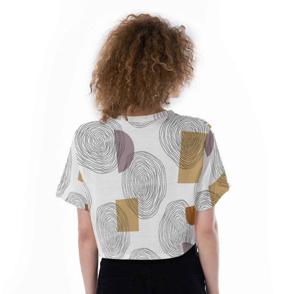 Radial Drift - Cropped T-Shirt