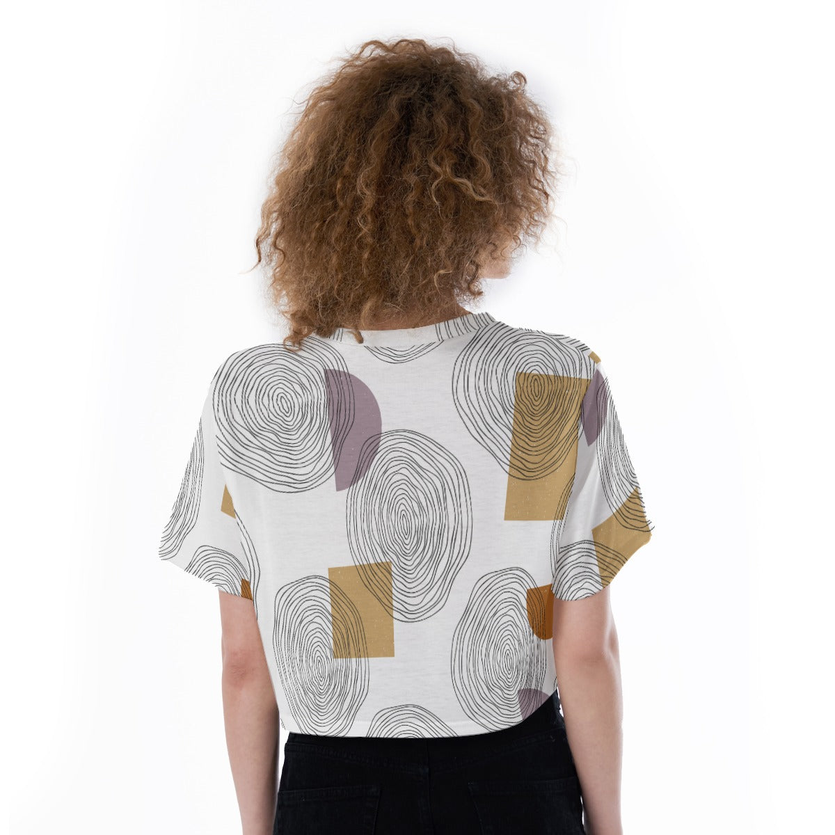 Radial Drift - Cropped T-Shirt