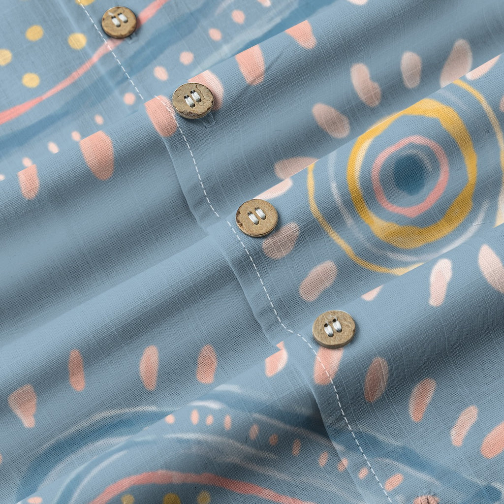 Retro Indian Print XI - Designer Shirt - 100% Cotton