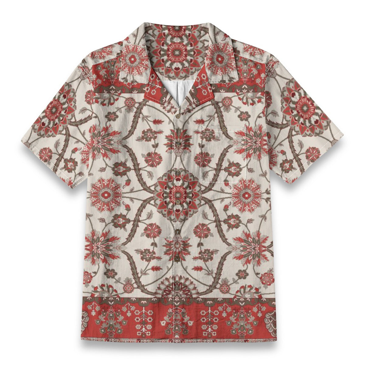 Ajrak Inspired -Designer Shirt - 100% Cotton