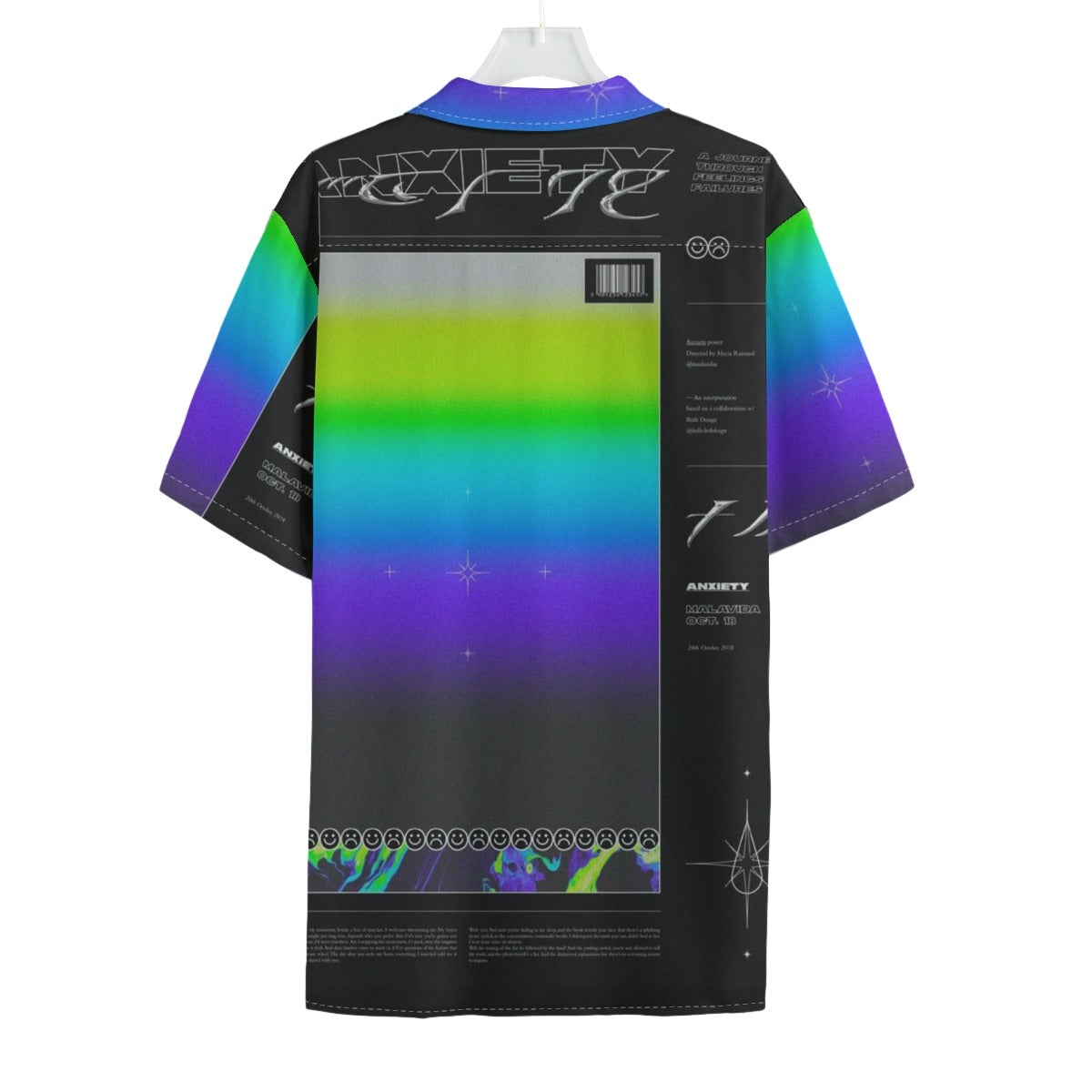 Polaroid Anxiety - Men's Textured Clubwear Shirt