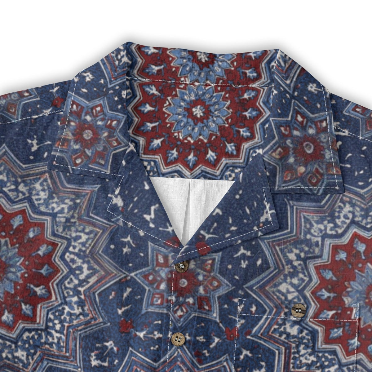Ajrak Inspired- Designer Shirt - 100% Cotton