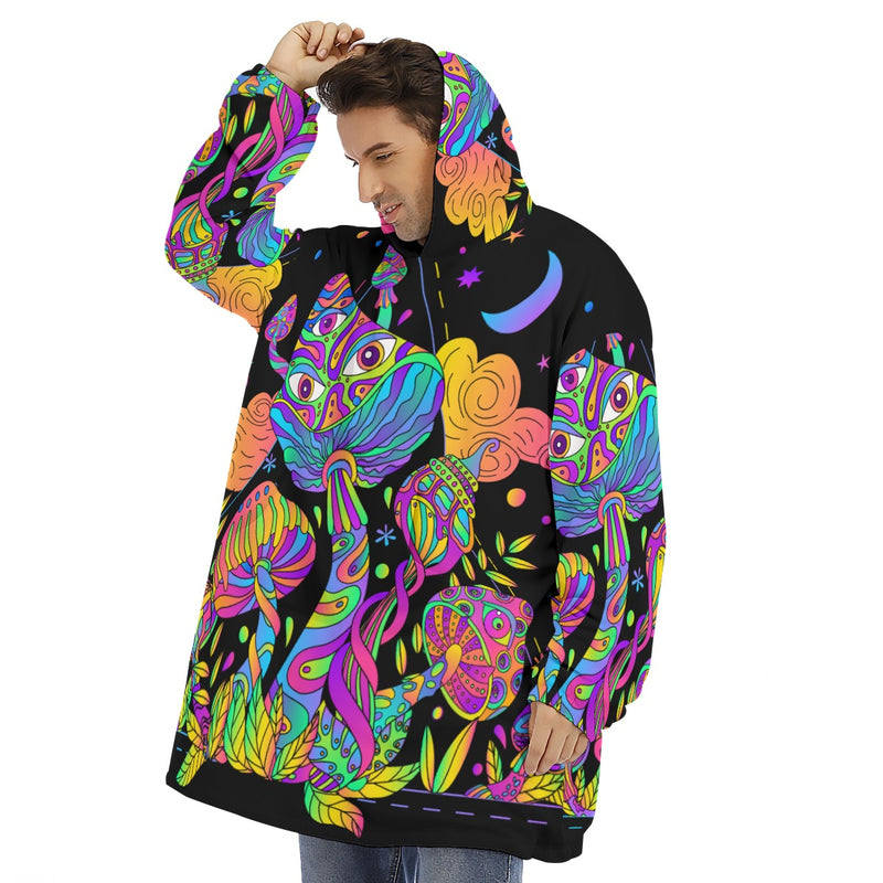 How r ya ? -  Unisex Sherpa Fleece Hoodie Blanket