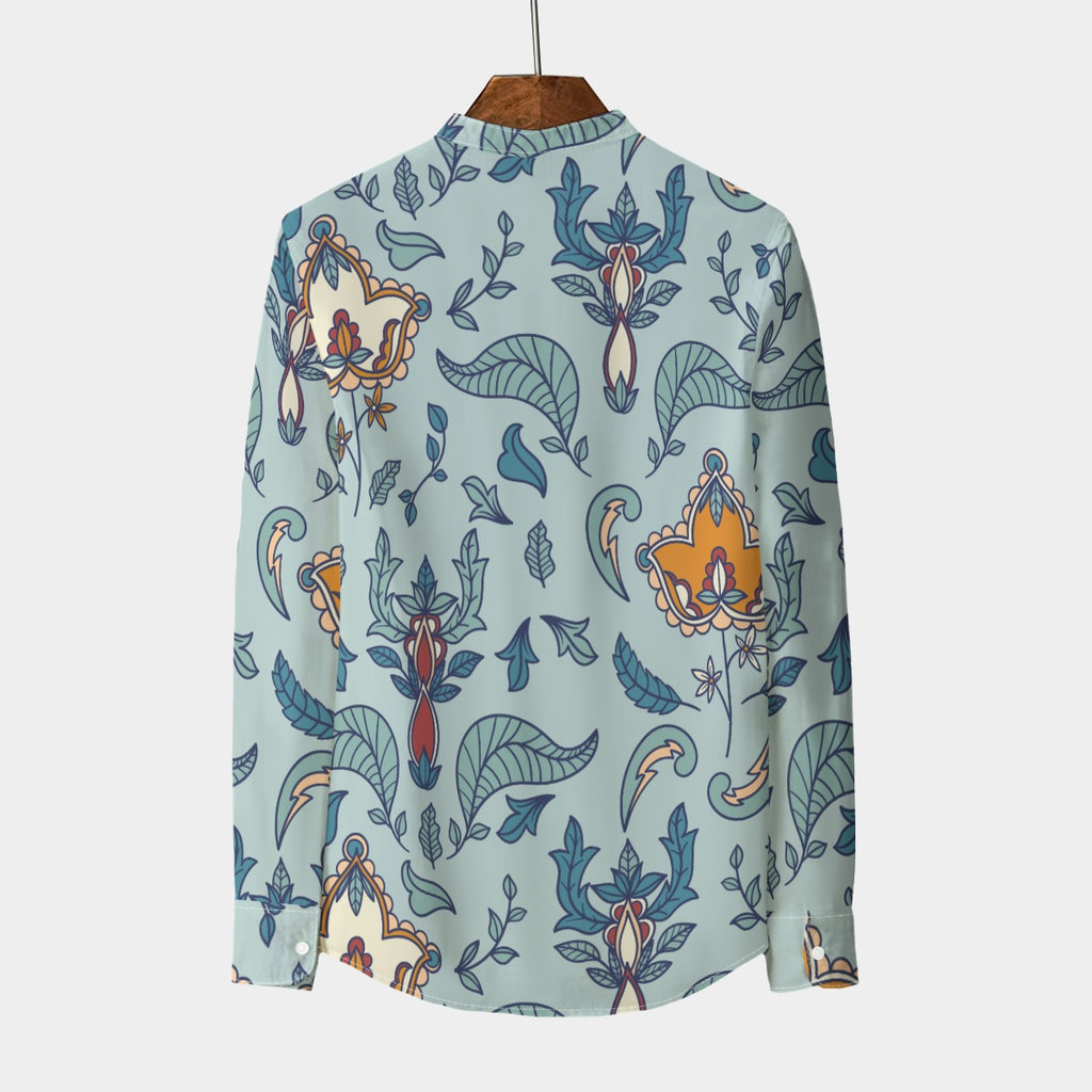 Retro Indian Print XXXV- Designer Shirt