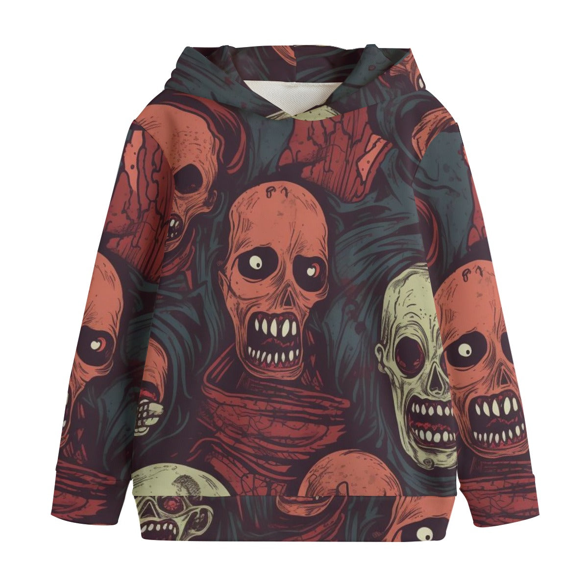 Ghost VII - Kid's Heavyweight Pullover Hoodie