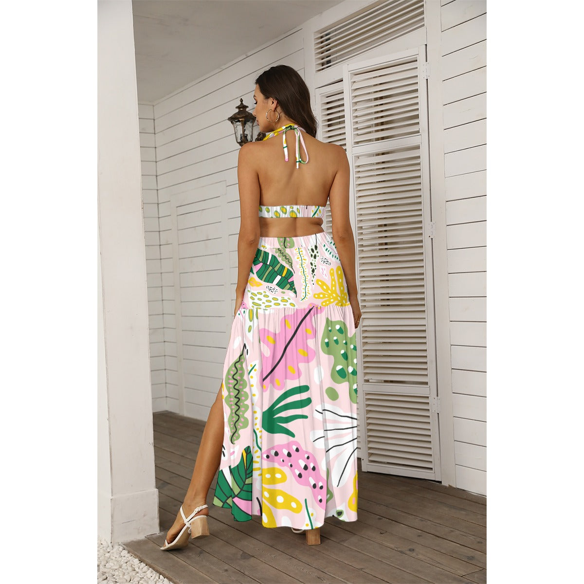 Island Renegade -  Women's Tie Back Wrap Dress