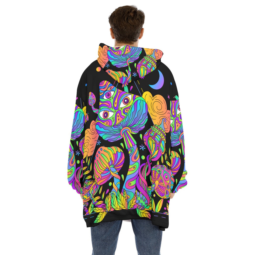 How r ya ? -  Unisex Sherpa Fleece Hoodie Blanket