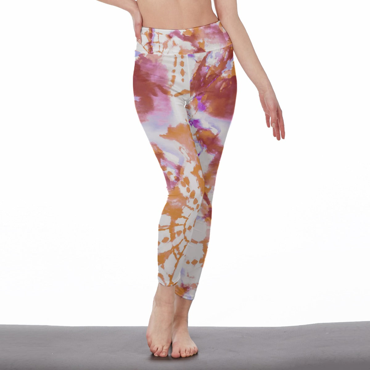 Women's High Waist Leggings | Side Stitch Closure