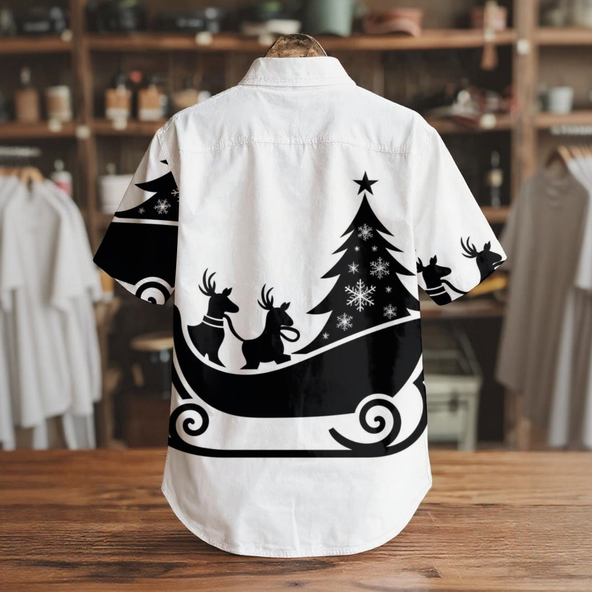 Merry - Merry - Men's Short Sleeve Shirt With Pockets