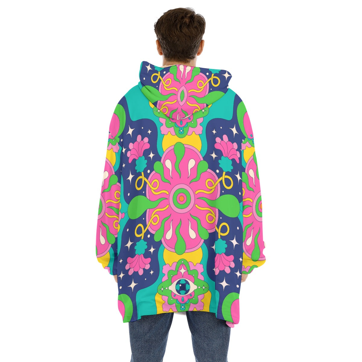 3:47 AM - Unisex Sherpa Fleece Hoodie Blanket