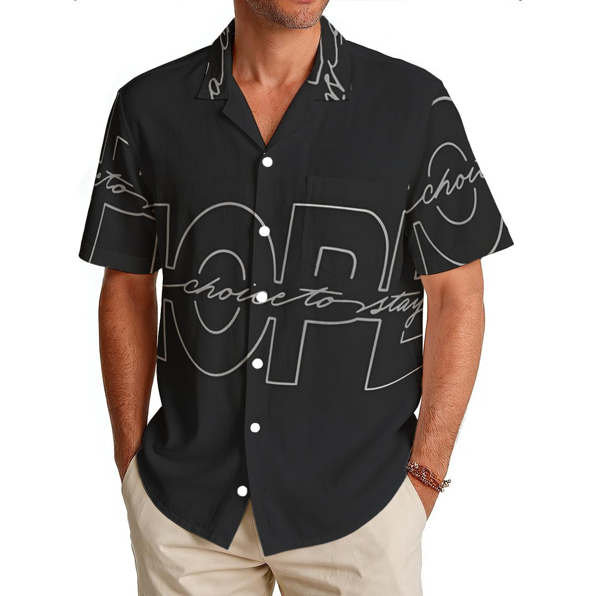 Choice to Stay - Men's Clubwear Shirt