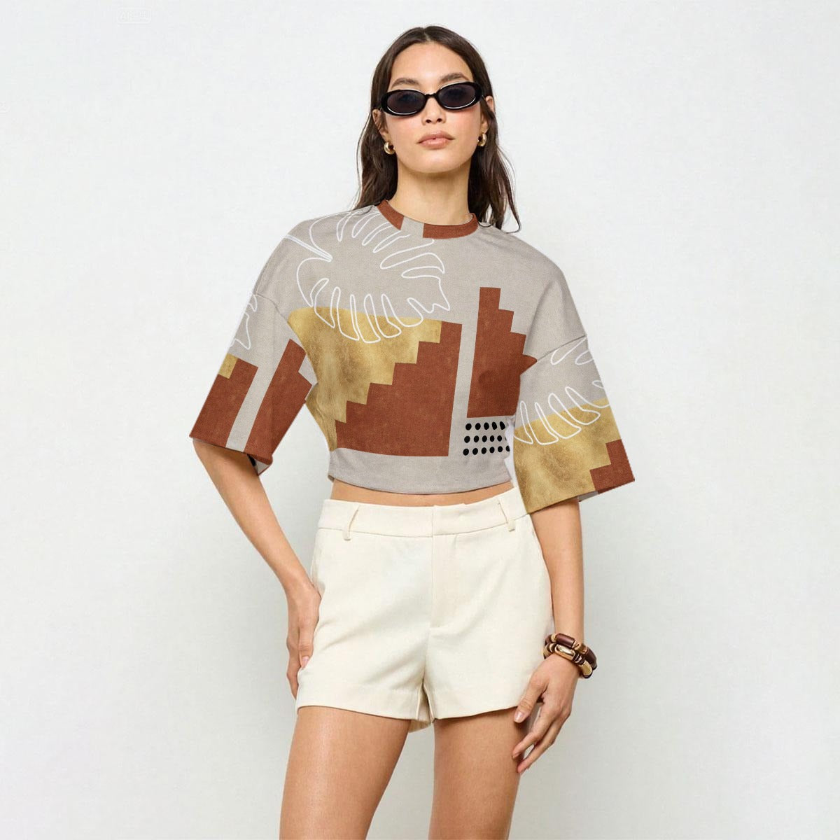 Moss Motion - Women’s Casual Crop Top