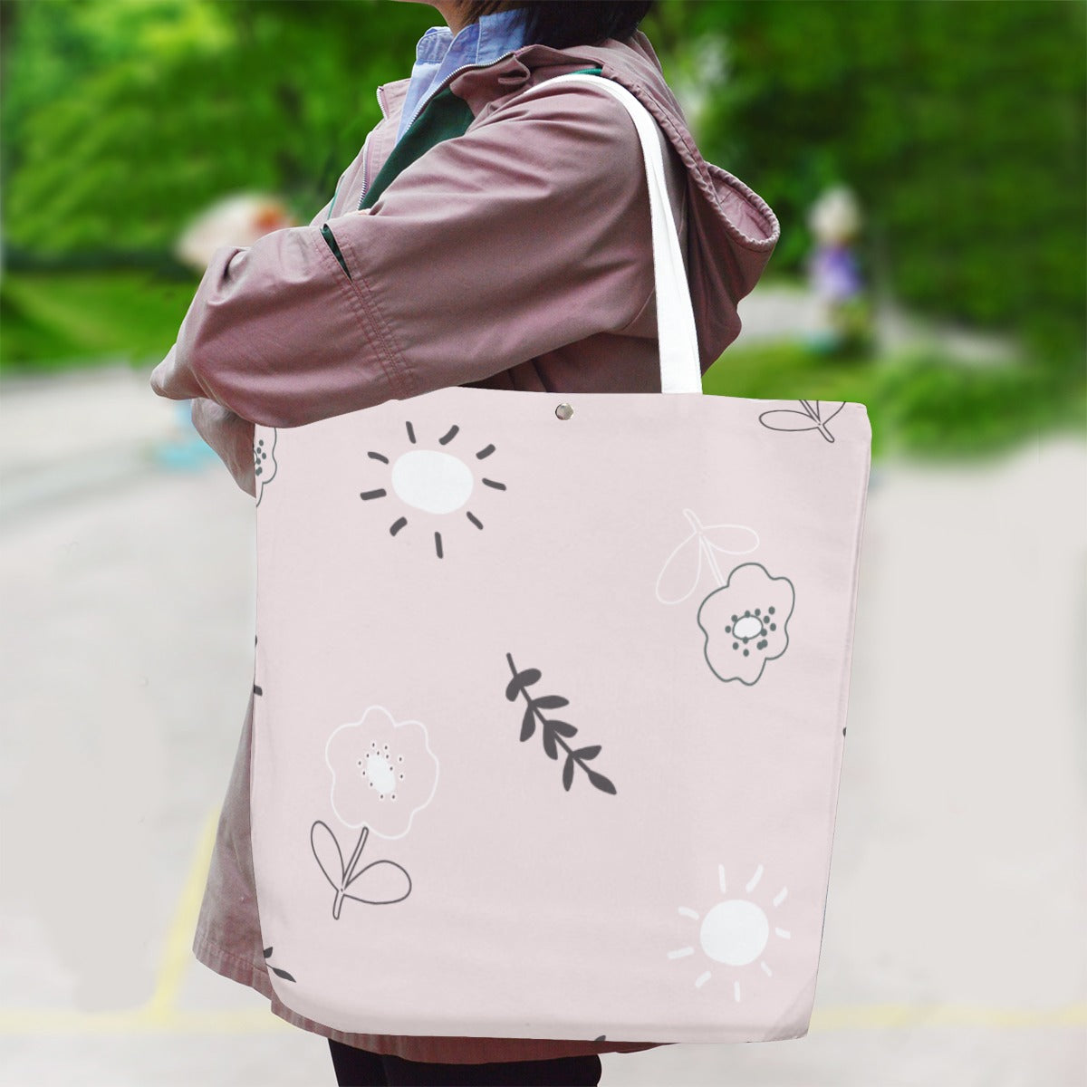 Spring Season - Large Canvas Bag