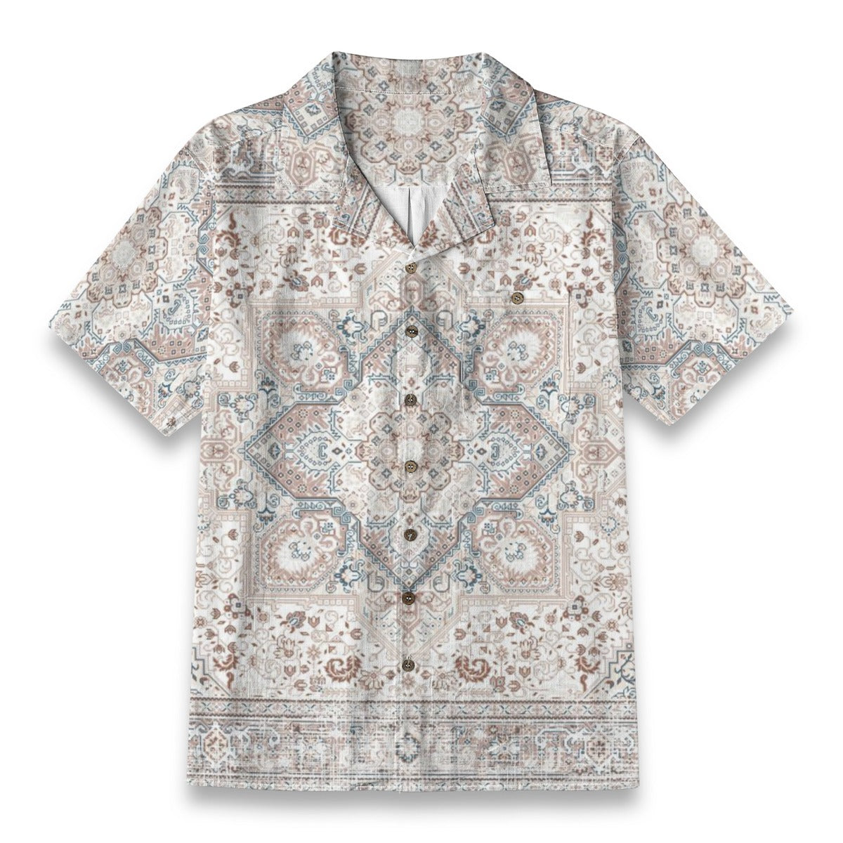 Retro Indian Print IX - Designer Shirt - 100% Cotton