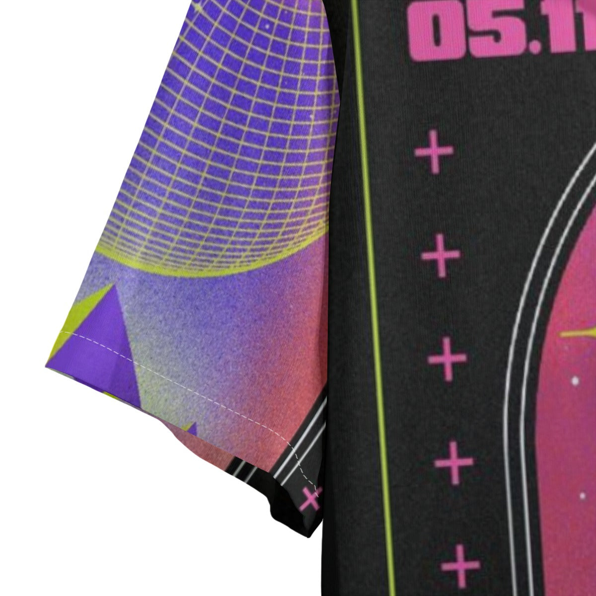 Interstellar Groove - Men's Textured Clubwear Shirt