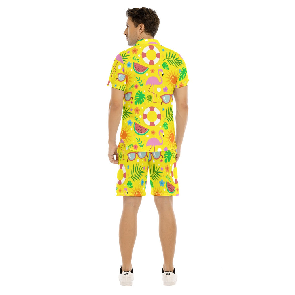 Tropic Twist - Men's Short Sleeve Shirt Set