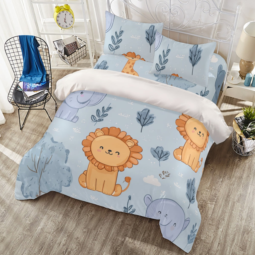 Wildlife II -Four-piece Duvet Cover Set