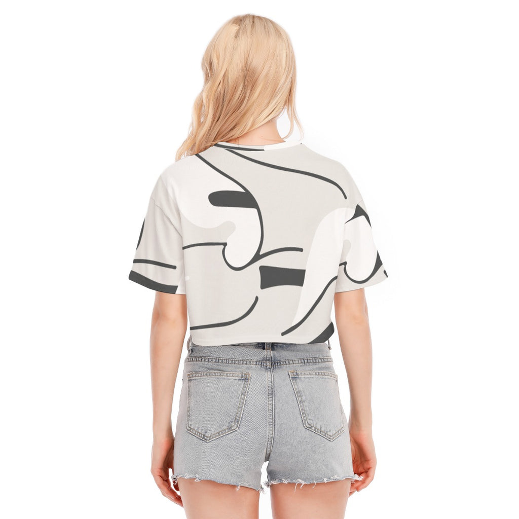 Inkwave - Women's Cropped T-shirt - 100% Cotton